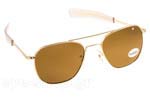 Γυαλια Ηλιου American Optical ORIGINAL PILOT Gold Brown Crystal Polarized U.S.A.