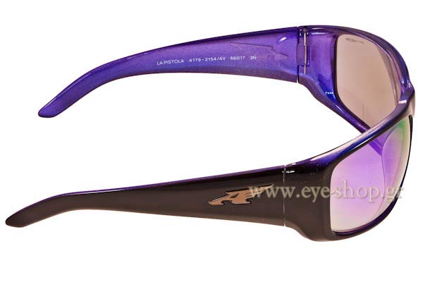 Arnette μοντέλο LA PISTOLA 4179 στο χρώμα 21544V Violet Mirror Flash