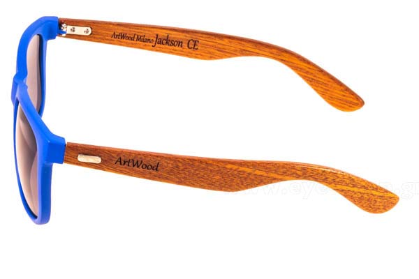 Artwood Milano μοντέλο Jackson στο χρώμα MatteBlue wooden Temples