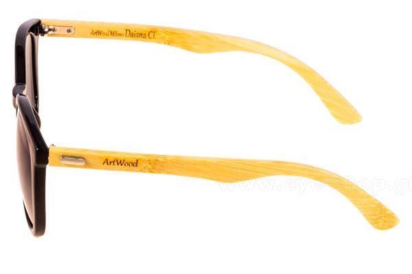 Artwood Milano μοντέλο Daiana στο χρώμα Black Bamboo Temples