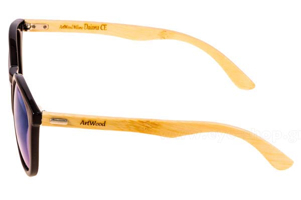 Artwood Milano μοντέλο Daiana στο χρώμα BlackBlueMirror Bamboo Temples