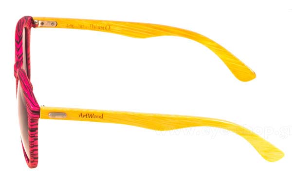 Artwood Milano μοντέλο Daiana στο χρώμα MatteRedStripped Bamboo Temples