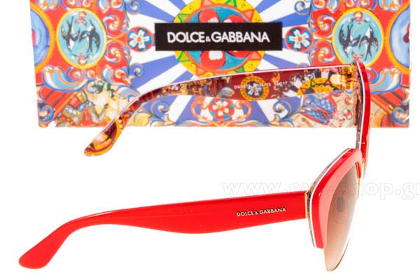 Dolce Gabbana μοντέλο 4277 στο χρώμα 303413 SICILIAN CARRETTO