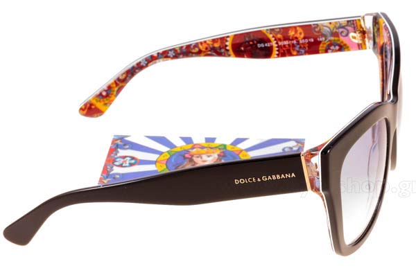 Dolce Gabbana μοντέλο 4270 στο χρώμα 303319 SICILIAN CARRETTO