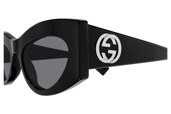 Gucci μοντέλο GG1843S στο χρώμα 001 black black smoke
