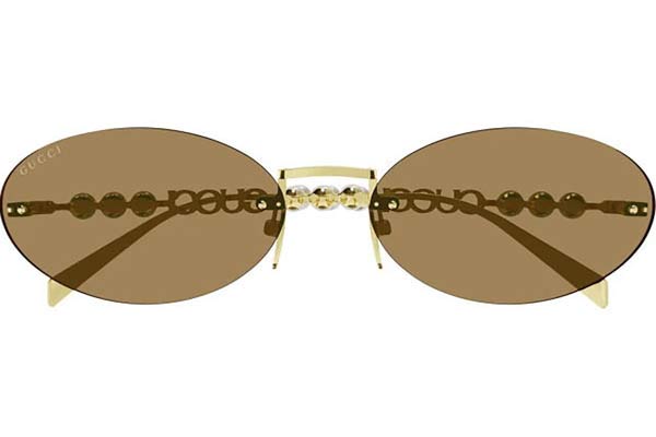 Gucci μοντέλο GG1922S στο χρώμα 003 gold gold brown