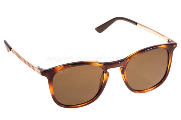 Γυαλιά Gucci GG1130 S QWR  (1E)	LTHVNA GD (GREEN)