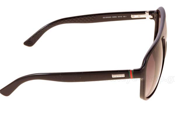 Gucci μοντέλο GG 1076NS στο χρώμα D28  (9O)	SHN BLACK (DARK GREY SF)