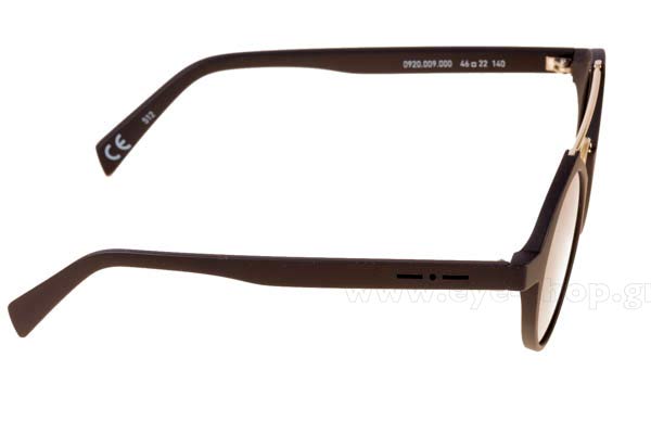 Italia Independent μοντέλο I PLASTIK 0920 στο χρώμα 009.000 BLACK FLAT