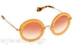 Γυαλια Ηλιου Miu Miu 13NS TKD0A7 Gold Glitter