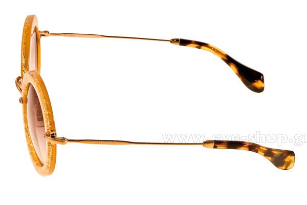 Miu Miu μοντέλο 13NS στο χρώμα TKD0A7 Gold Glitter