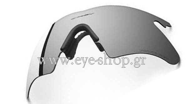 Oakley μοντέλο M FRAME στο χρώμα 3 - Μάσκα Heater 9058C 11-307 Black iridium Polarized (η μύτη δεν συμπεριλαμβάνεται)