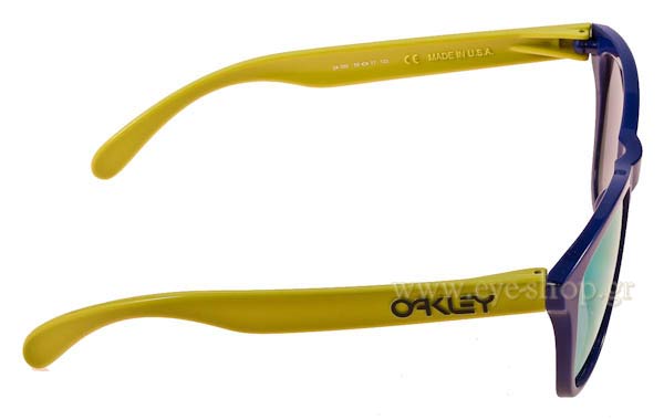 Oakley μοντέλο Frogskins 9013 στο χρώμα 24-360 Aquatique Coast blue Iridium