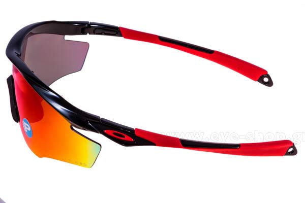 Oakley μοντέλο M2Frame 9212 στο χρώμα 06 Black - OO Red Iridium Polarized