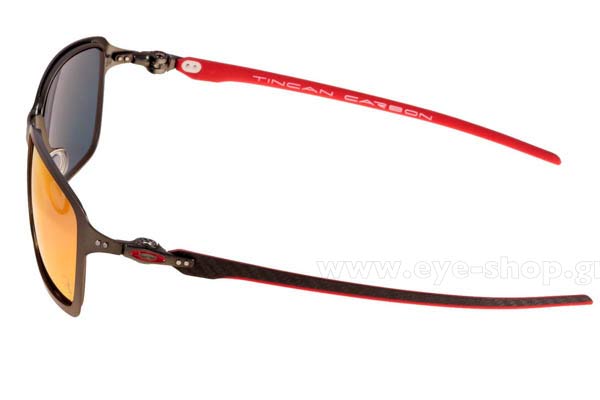 Oakley μοντέλο Tincan Carbon 6017 στο χρώμα 07 Ruby Iridium Scuderia Ferrari Collection