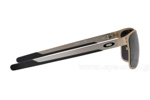 Oakley μοντέλο Holbrook Metal 4123 στο χρώμα 03 Satin Chrome blk Irid