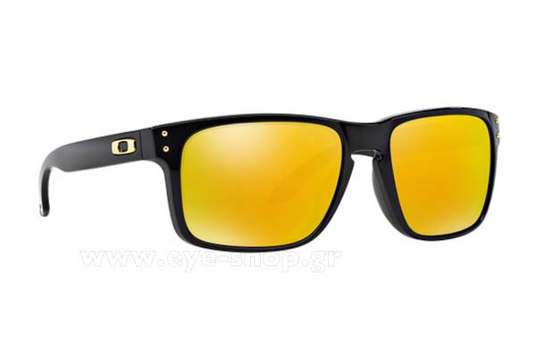 Γυαλιά Oakley Holbrook 9102 E3 24k Iridium gold mirror