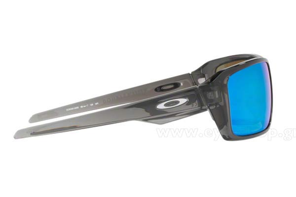 Oakley μοντέλο Double Edge 9380 στο χρώμα 06 Grey Smoke Prizm Sapphire Polarized