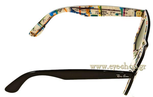 Rayban μοντέλο 2140 Wayfarer στο χρώμα 1028 Subway Rare Prints Series2