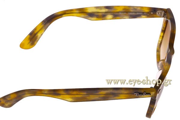 Rayban μοντέλο 2140 Wayfarer στο χρώμα 1040/51 Rule Yellow