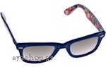 Γυαλια Ηλιου Rayban 2140 wayfarer 1053/32 Button Pins Rare Prints Series 4