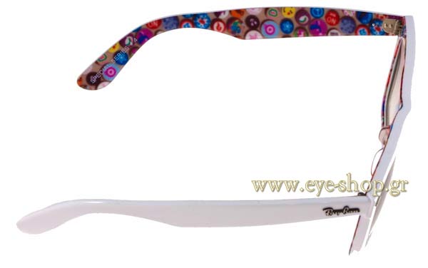 Rayban μοντέλο 2140 Wayfarer στο χρώμα 1050/32 Button Pins Rare Prints Series 4