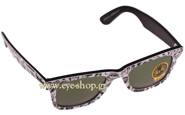 Γυαλιά Rayban 2140 Wayfarer 1047  Comics Rare Prints Series 3