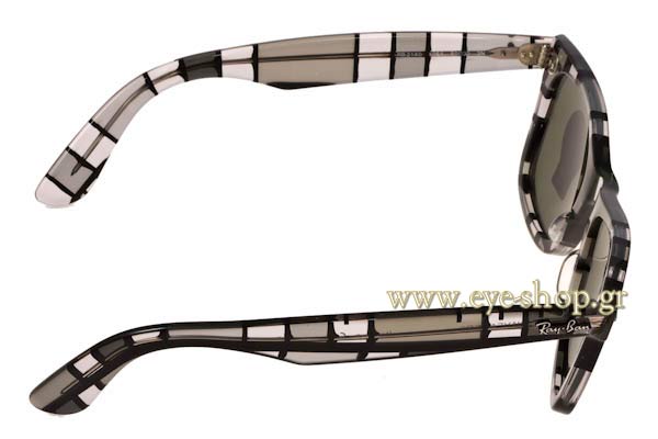 Rayban μοντέλο 2140 Wayfarer στο χρώμα 1084 Blocks Special series 6