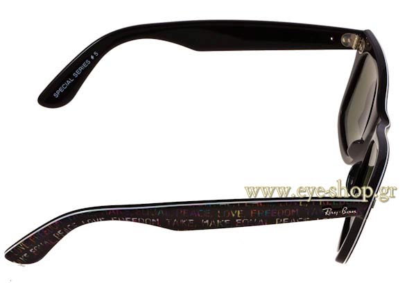 Rayban μοντέλο 2140 Wayfarer στο χρώμα 10891 Typedelic Special series 5