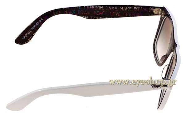 Rayban μοντέλο 2140 Wayfarer στο χρώμα 108732 Typedelic Special series 5