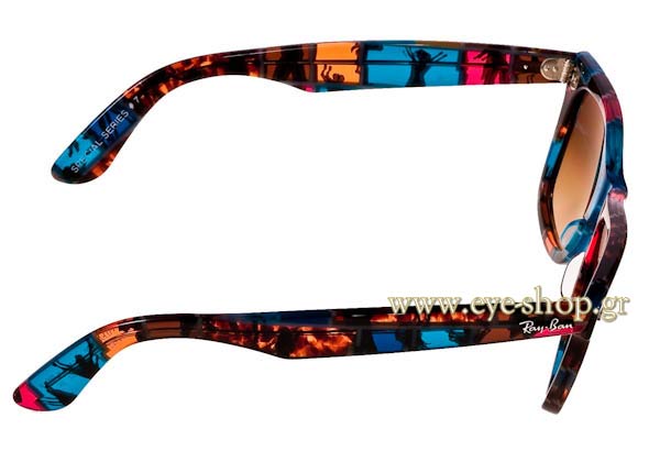 Rayban μοντέλο 2140 Wayfarer στο χρώμα 110885 Rare prints special series #7