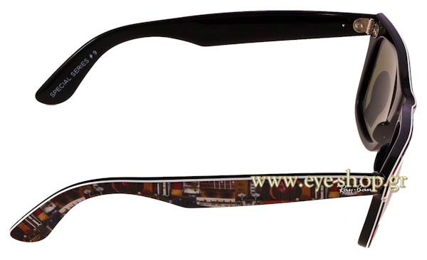 Rayban μοντέλο 2140 Wayfarer στο χρώμα 1121 rare prints series #9