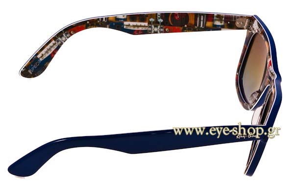 Rayban μοντέλο 2140 Wayfarer στο χρώμα 112396 Rare prints special series #9