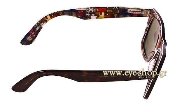 Rayban μοντέλο 2140 Wayfarer στο χρώμα 1122 Rare prints special series 9