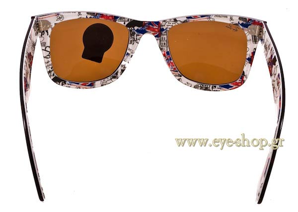 Rayban μοντέλο 2140 Wayfarer στο χρώμα 1119 London Special Series 8