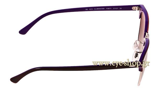 Rayban μοντέλο 3016 Clubmaster στο χρώμα 112871