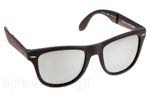 Γυαλια Ηλιου Rayban 4105 FOLDING WAYFARER 602230 matte grey silver mirror