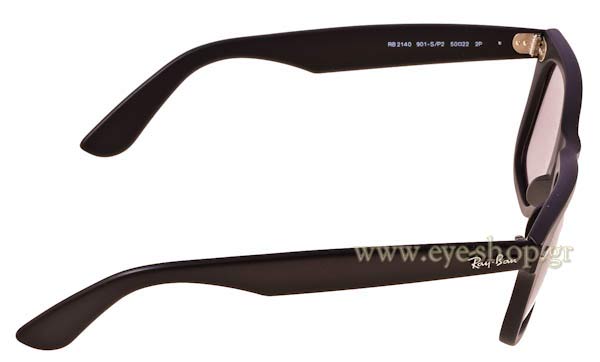 Rayban μοντέλο 2140 Wayfarer στο χρώμα 901-S-P2 Matte Polarized HAND MADE IN ITALY - SPECIAL SERIES