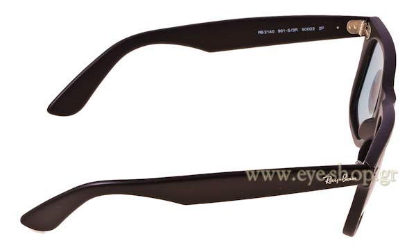 Rayban μοντέλο 2140 Wayfarer στο χρώμα 901-S-3R Matte Polarized HAND MADE IN ITALY - SPECIAL SERIES