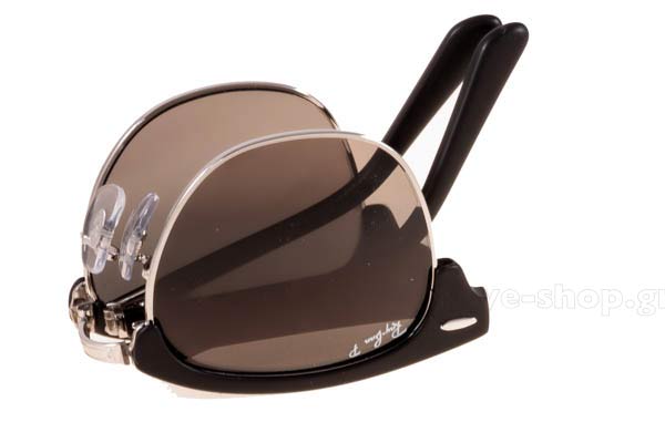 Rayban μοντέλο 2176 Folding Clubmaster στο χρώμα 901SM8 Polarized P3 Plus