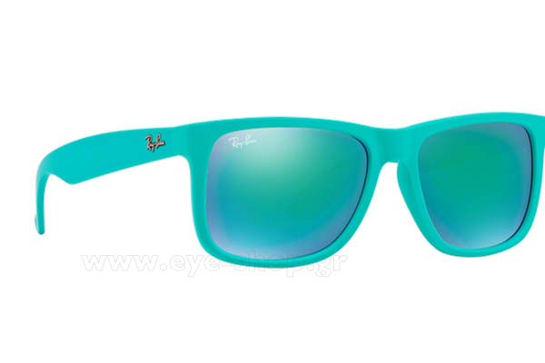 Γυαλιά Rayban Justin 4165 60903R Turqoise Rubber