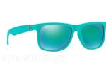 Γυαλια Ηλιου Rayban JUSTIN 4165 60903R Turqoise Rubber