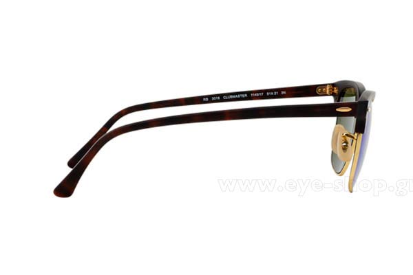 Rayban μοντέλο 3016 Clubmaster στο χρώμα 114517