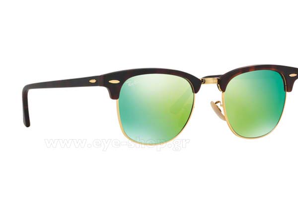 Γυαλιά Rayban 3016 Clubmaster 114519 green mirror krystals