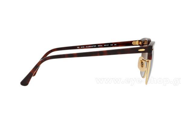 Rayban μοντέλο 3016 Clubmaster στο χρώμα 990/9J