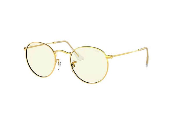 Rayban μοντέλο 3447 ROUND METAL στο χρώμα 9196BL