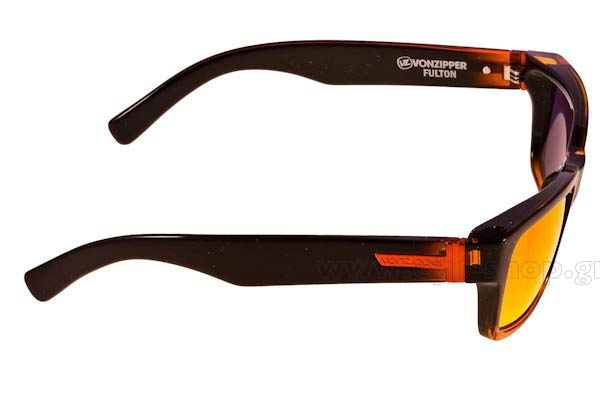 Von Zipper μοντέλο Fulton VZSU78 στο χρώμα Black Orange Gloss