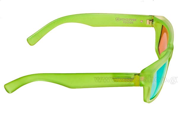 Von Zipper μοντέλο Fulton VZSU78 στο χρώμα Lime Satin - Lime Metallic