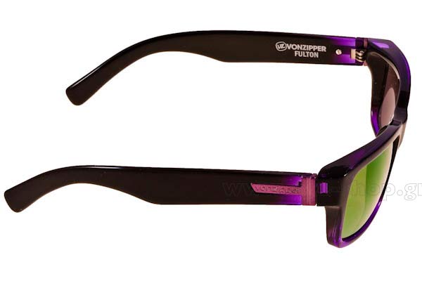 Von Zipper μοντέλο Fulton VZSU78 στο χρώμα Black Purple Metror Glo