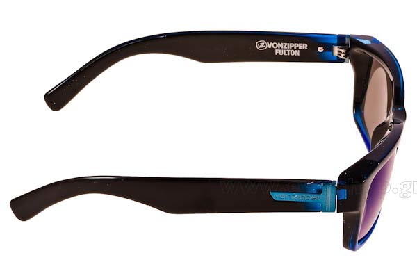 Von Zipper μοντέλο Fulton VZSU78 στο χρώμα Black Blue Astro Glo